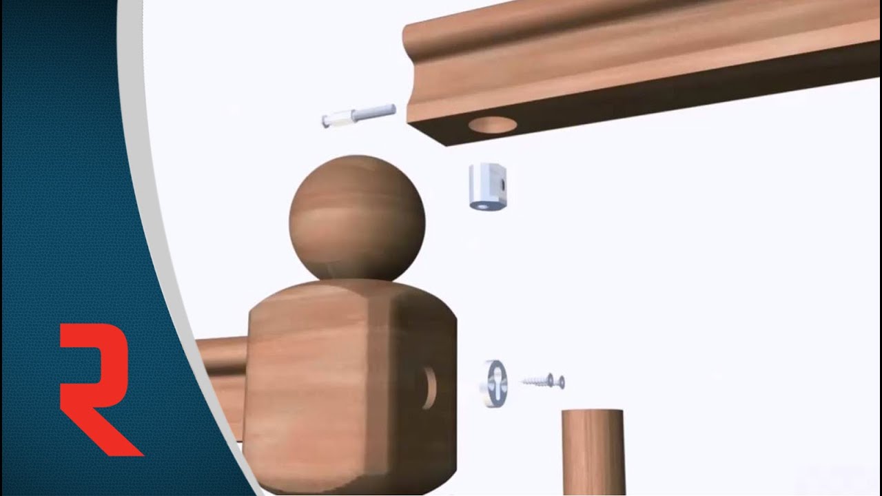 Zipbolt Slipfix RailBolt Wood hand rail fastener YouTube