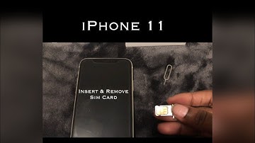 How To Insert & Remove Sim Card IPhone 11