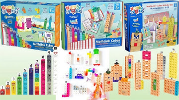 Learning Resources – Unboxing Mathlink Cubes Numberblocks 1–30 Activity Set ! Satisfying ASMR Video