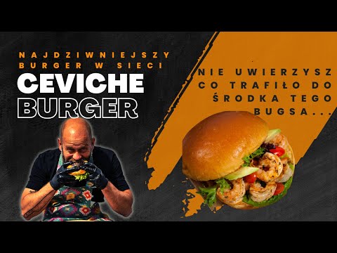 Ceviche Burger surf'n'turf.