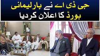 Karachi: GDA announced the parliamentary board - Aaj News