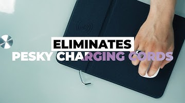 Qi Charging Notepad & Mousepad by nomodo (3-in-1 desktop solution)