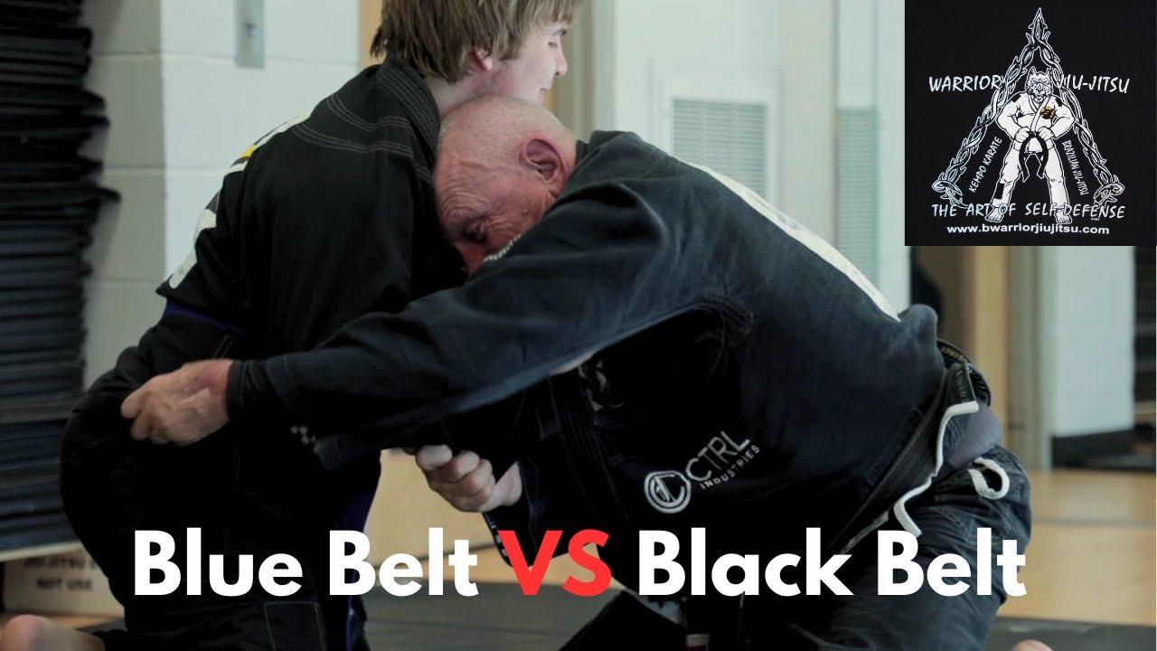 BJJ Black Belt VS Blue Belt | Warrior Jiujitsu