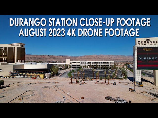 Durango Station Up Close 4K Drone Footage August 2023