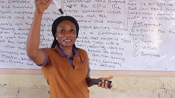 JSS 1 - Computer Studies - Hardware