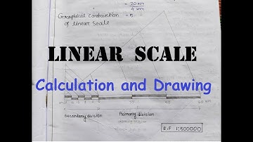 Linear Scale || Calculation and Drawing