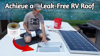 Achieve a Leak-Free RV Roof: The Ultimate Eternabond RV Tape Application Tutorial screenshot 5