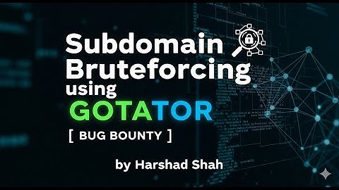 Subdomain Bruteforcing using Gotator | Bug Bounty Tips
