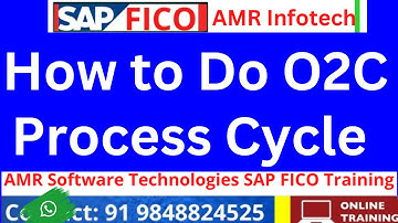 How to Do O2C Process Cycle in Telugu |SAP FICO Tutorial | SD Cycle - O2C - SAP FICO in Telugu
