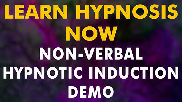 Learn Hypnosis Now! Non Verbal Hypnotic Induction Demo ! Pradeep Aggarwal