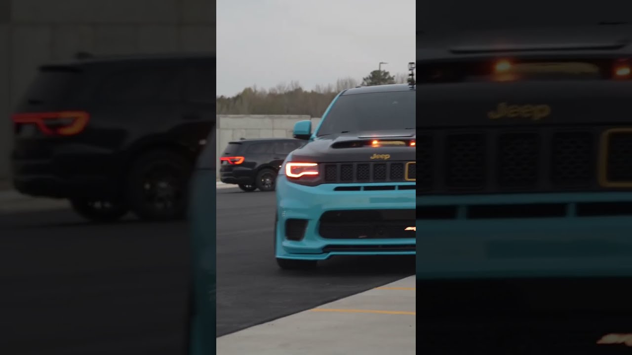 EXTREMELY RARE Jeep TrackHawk Pulls Up 