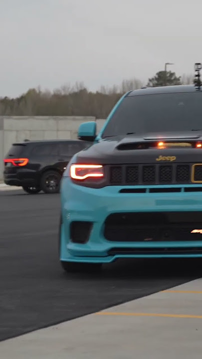 EXTREMELY RARE Jeep TrackHawk pulls up… 🔥🔥🔥