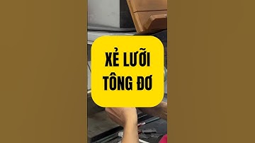 Hướng dẫn Xẻ lưỡi tông đơ cắt tóc theo cách làm của nghệ nhân | Quang 3S #maitongdo #maikeocattoc
