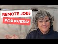 4 WORK FROM HOME Remote Jobs for RVers! And NONE are WORKCAMPING. 2023 Nomad Jobs