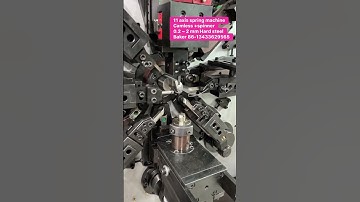 China CNC spring machine manufacturer 2.3 mm camless double torsion spring forming