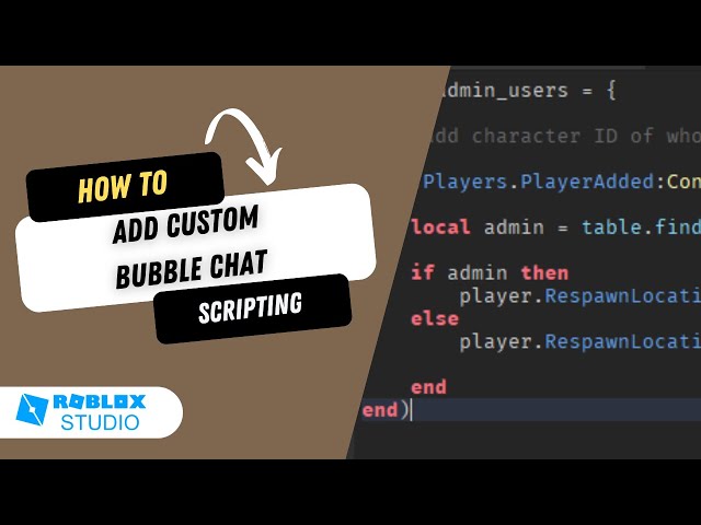 How to make emotes with bubble chat? - Scripting Support - Developer Forum