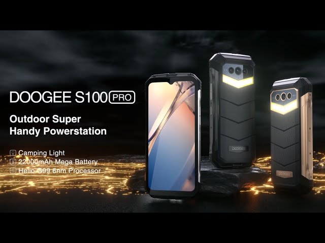 Doogee S100 Pro | 22000mAh - Đèn Pin Siêu Ngầu - Ram 20GB - Helio G99 6nm