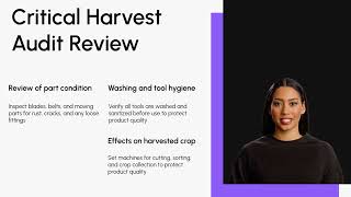 Harvesting Equipment Audit Guide A Complete Guide & Free Checklists with eAuditor