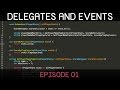 [C#] Delegates and Events (E01: delegates)