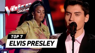 Video thumbnail of "Elvis is BACK! Mind-blowing ELVIS PRESLEY covers on The Voice"