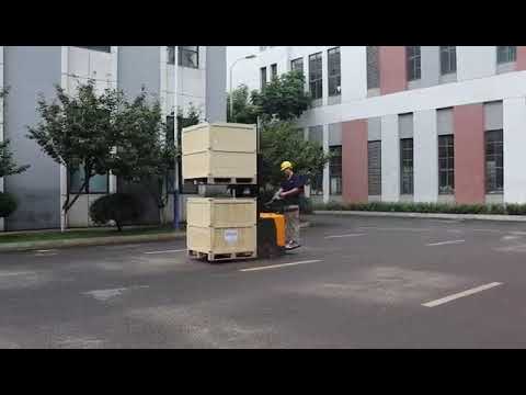 Double pallet stacker