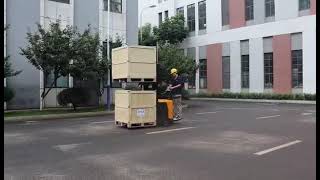 Double pallet stacker