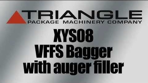 Triangle XYS08 with Auger - Vertical Form Fill Seal Bagger