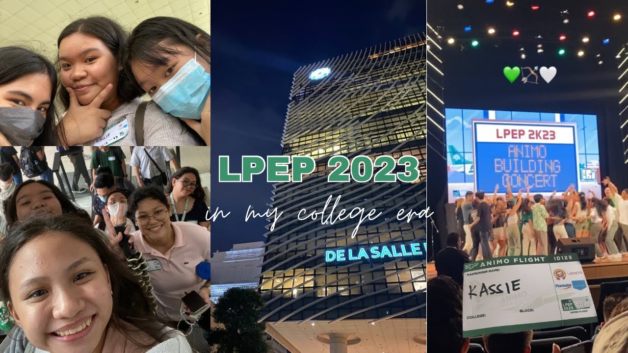 my DLSU Lpep 2023 experience; frosh walk, meeting my blockmates, college life(?)!!