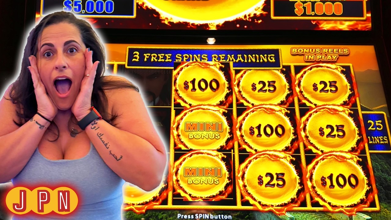 HUGE JackPot & Many Bonuses on Buffalo & Dragon Link!!!