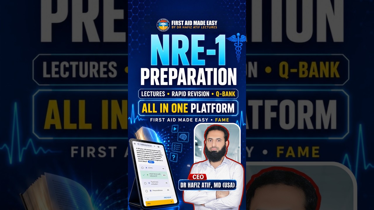 📚 Complete NRE-1 Preparation—All in One Platform! | FAME PLATFORM BY DR HAIFZ ATIF