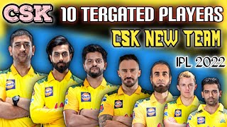 Csk Retained Players 2022  Csk New Team 2022 Tamil  Ipl 2022 Mega Auction  Csk 2022