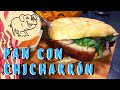 Chicharrón de cerdo #chancho #sandwich #chicharron