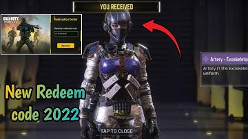 August 8 New Redeem code codm 2022  | Today Redeem code codm 2022 | cod mobile Redeem code 2022
