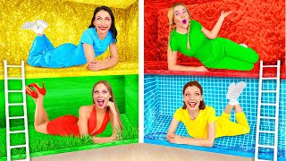 видео: Тайната Стая под Леглото Четири Цвята Предизвикателство | Забавни Ситуации картинка: Тайната Стая под Леглото Четири Цвята Предизвикателство | Забавни Ситуации