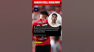 Jadon Sancho To Roma Salary Demands Block Move From Man United Transfer News 2025 