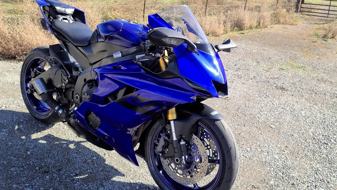My 07 Yamaha R6 with 2018 R6 fairings conversion - YouTube