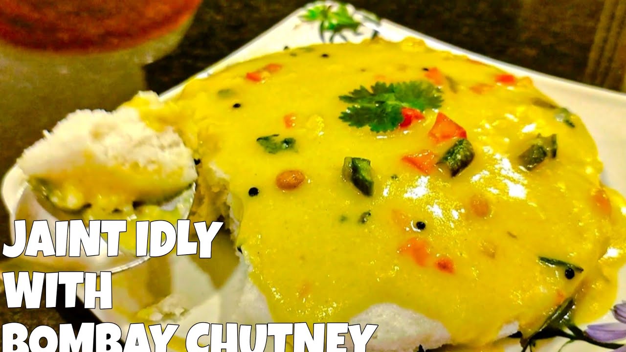 Are you guys bored by eating idly? Try this jaint idly and bombay chutney 😋😋