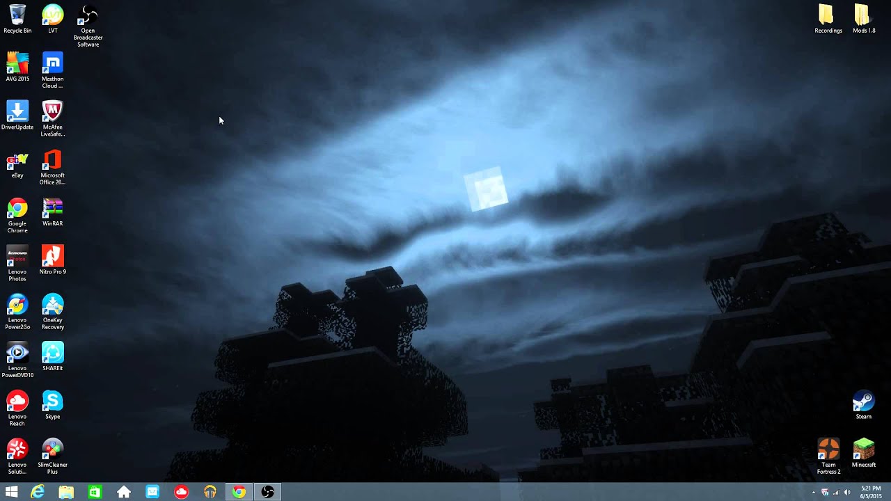 OBS test recording on the new computer! Cuz YOLO.