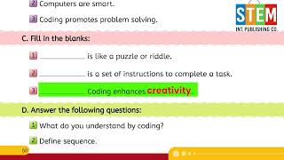 Computer Class 1 | Chapter 7: Coding | Exercise