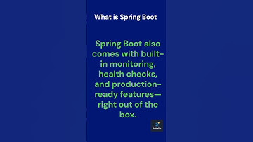 What is Spring Boot? | Explained for Beginners in 1 Minute #springboot #backenddeveloper