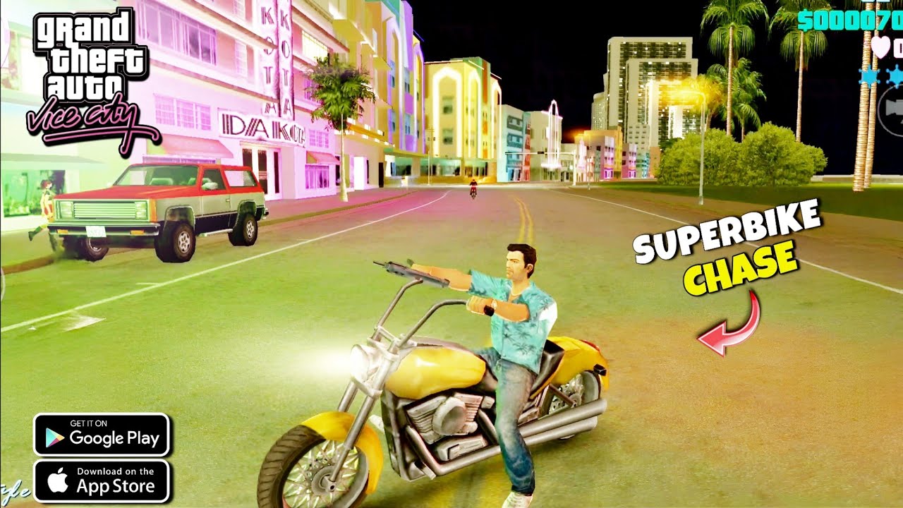 FASTEST Bike Chase For life in Gta vice city!! 🥵🥶6 YouTube