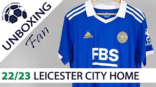Leicester City FC Home Jersey 22/23 (Kitgg1) Fan Version Unboxing Review