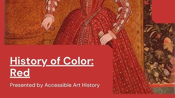 History of Color: Red // Art History Video