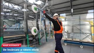 Sectie producție geam termoizolant | NOUĂ TEI