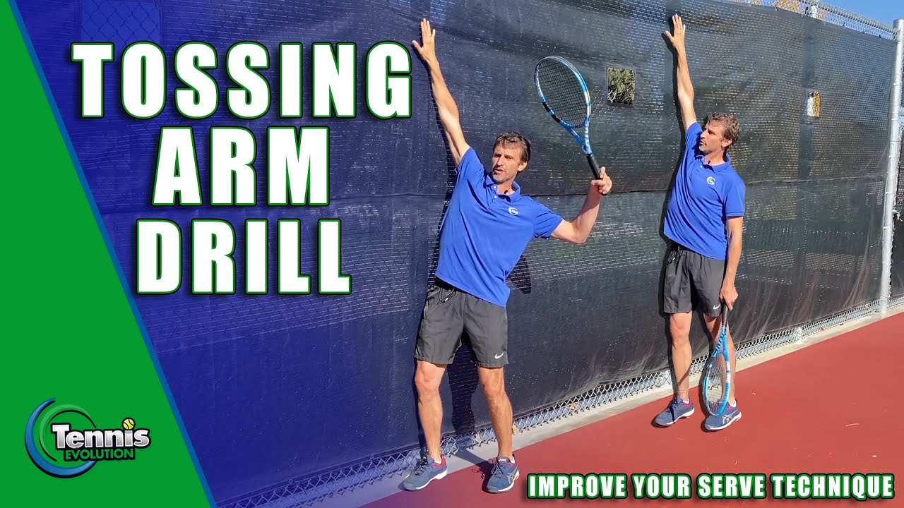 Tossing Arm Serve Drill To Improve Your Technique