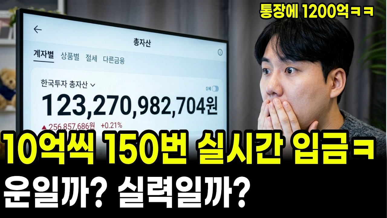 Representative of the Ajeong Party, 150 billion won deposited in just one hour... The 3 most impo...