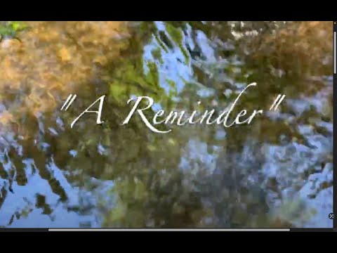 A Reminder - Trevor Hall