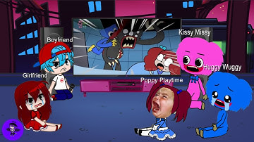 FNF Characters and Huggy Wuggy & Poppy Playtime react to Poppy Playtime memes Part 6!
