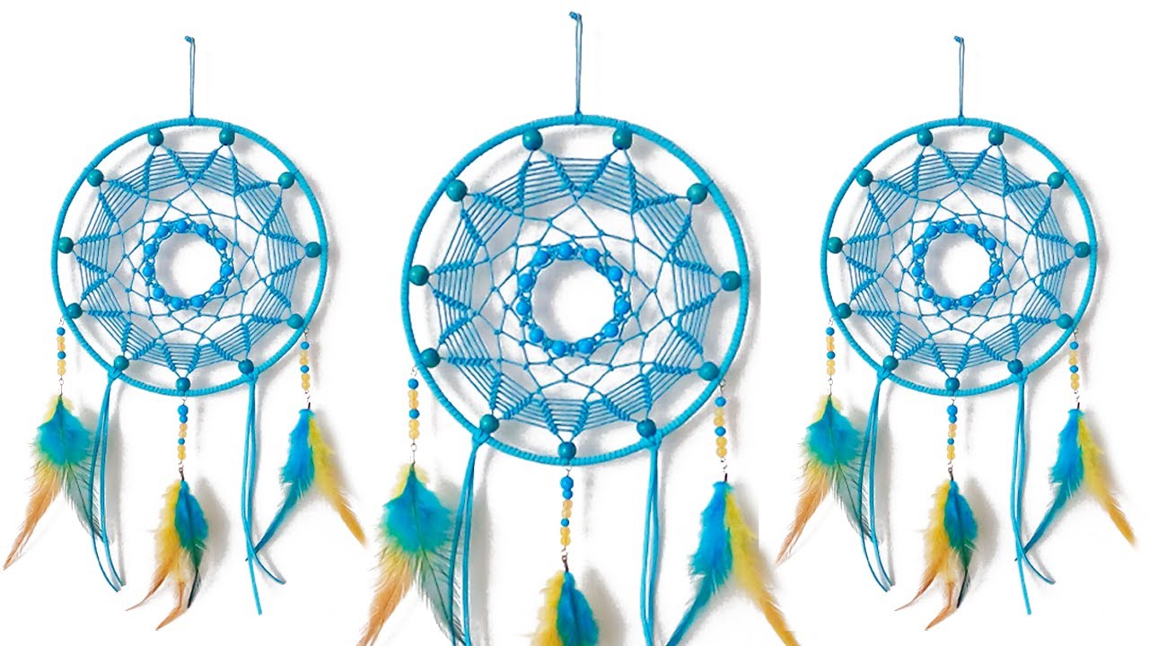 DIY ATRAPASUEÑOS TUTORIAL Super fácil | How to make Dreamcatcher at home | ドリームキャッチャー