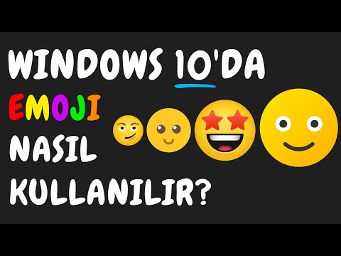 Bilgisayarda Emoji Nasıl Yapılır? | Windows 10 👈🙂💪💻